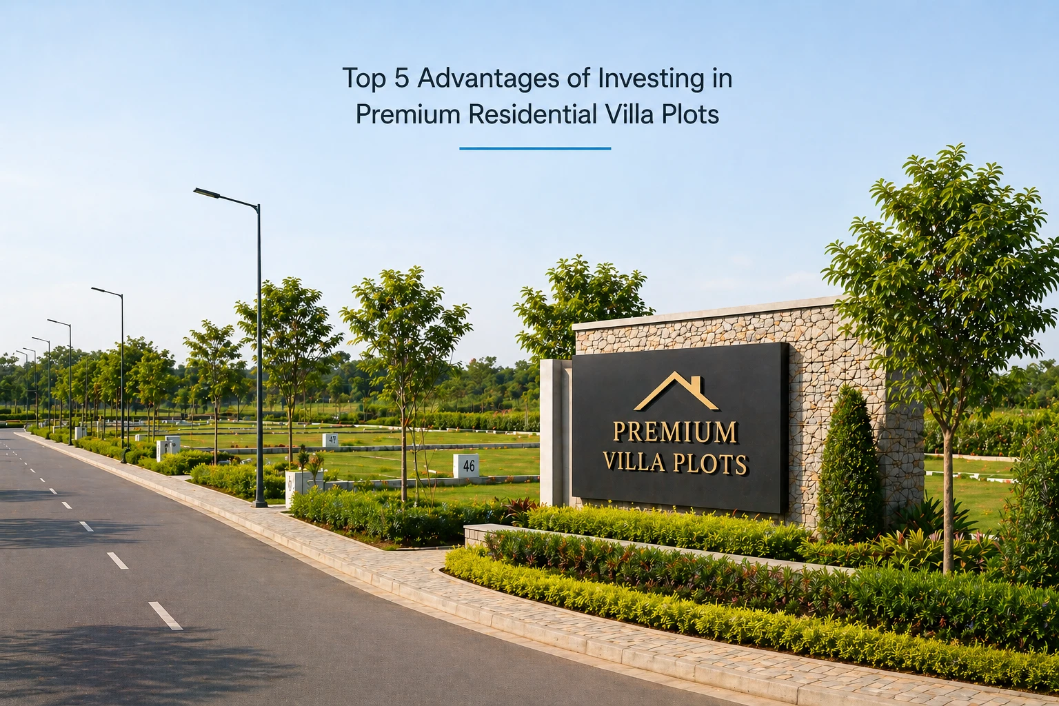 Top 5 Advantages of Investing in Premium Residential Villa Plots