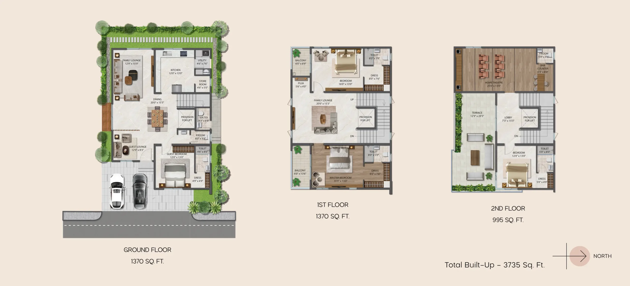 West Facing Plan